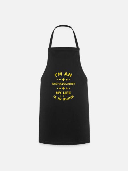 Archéologue - Tablier de cuisine - noir