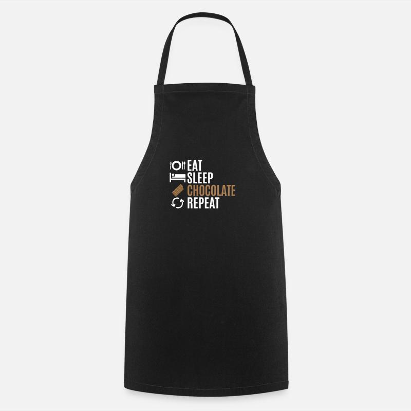 chocolat - Tablier de cuisine - noir
