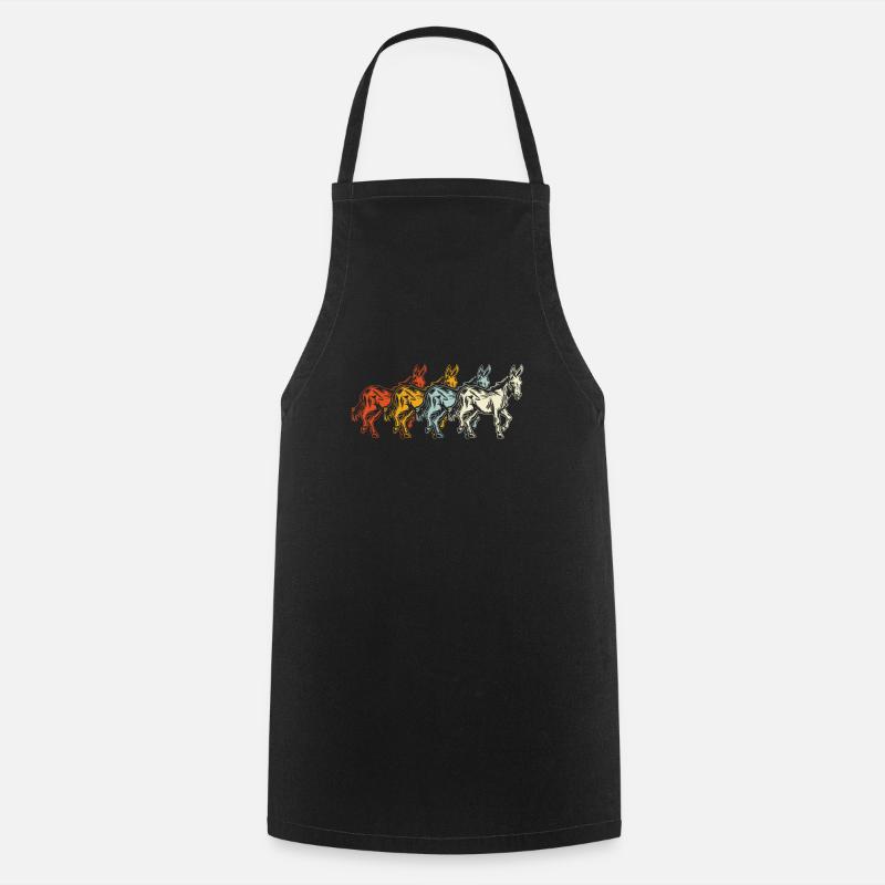 Donkey gift - Cooking Apron - black