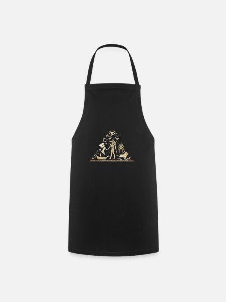 Pyramide de Pharaon Égyptien - Tablier de cuisine - noir