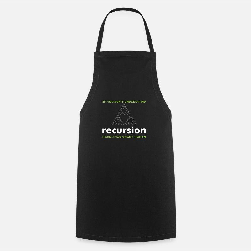 programmeur - Tablier de cuisine - noir