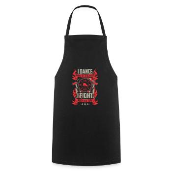 Firefighters fireman - Cooking Apron - black - Front - AI Model Male 185 dark (185cm)
