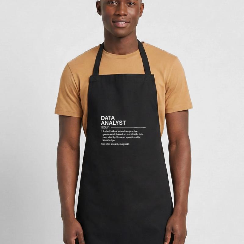 Funny data analyst definition data scientist Cooking Apron
