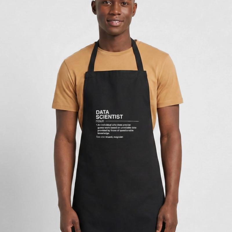 Funny data scientist definition data analyst Cooking Apron