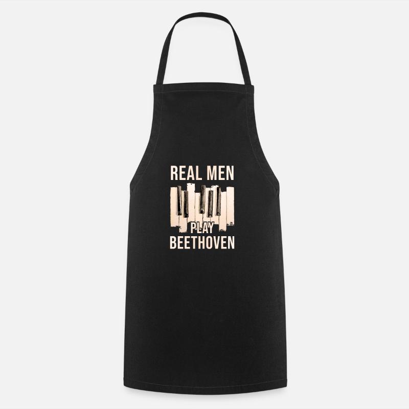 Beethoven - Tablier de cuisine - noir