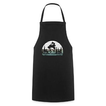 Cadeau de tout-terrain tout-terrain - Tablier de cuisine - noir - Devant - AI Model Male 185 dark (185cm)