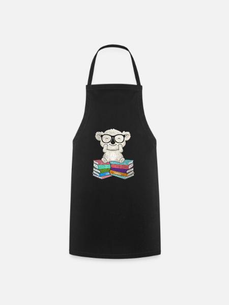 Livres Koala - Tablier de cuisine - noir