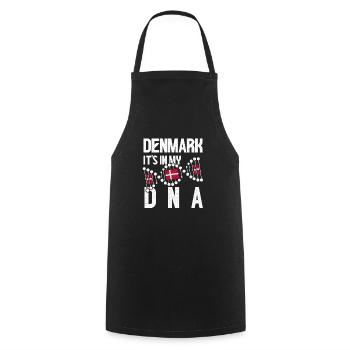 Danemark Danois Danois cadeau Copenhague - Tablier de cuisine - noir - Devant - AI Model Male 185 dark (185cm)