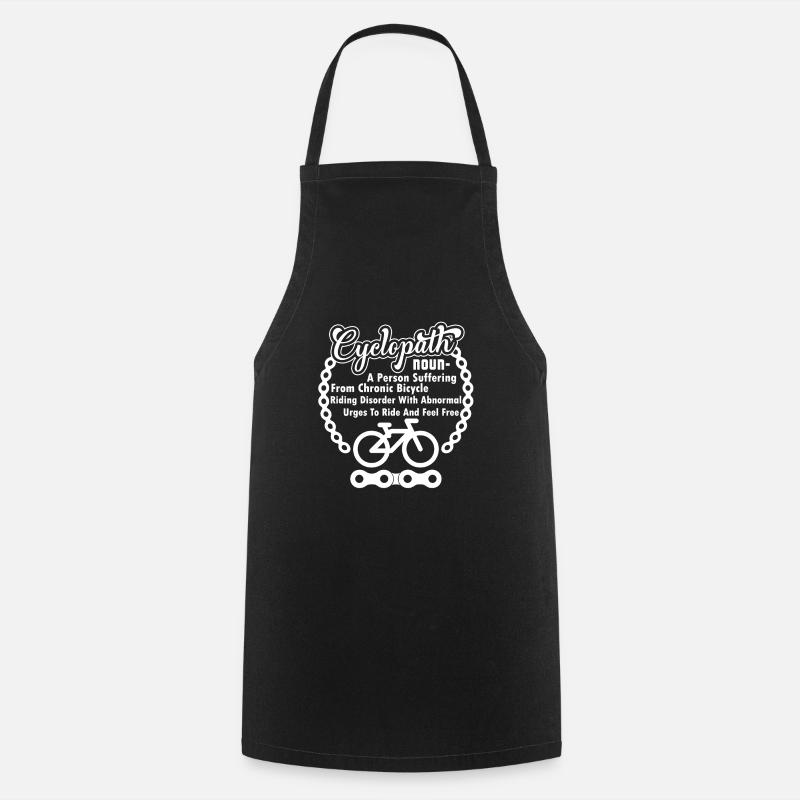 Cycling Cycling Cyclopath Definition - Cooking Apron - black