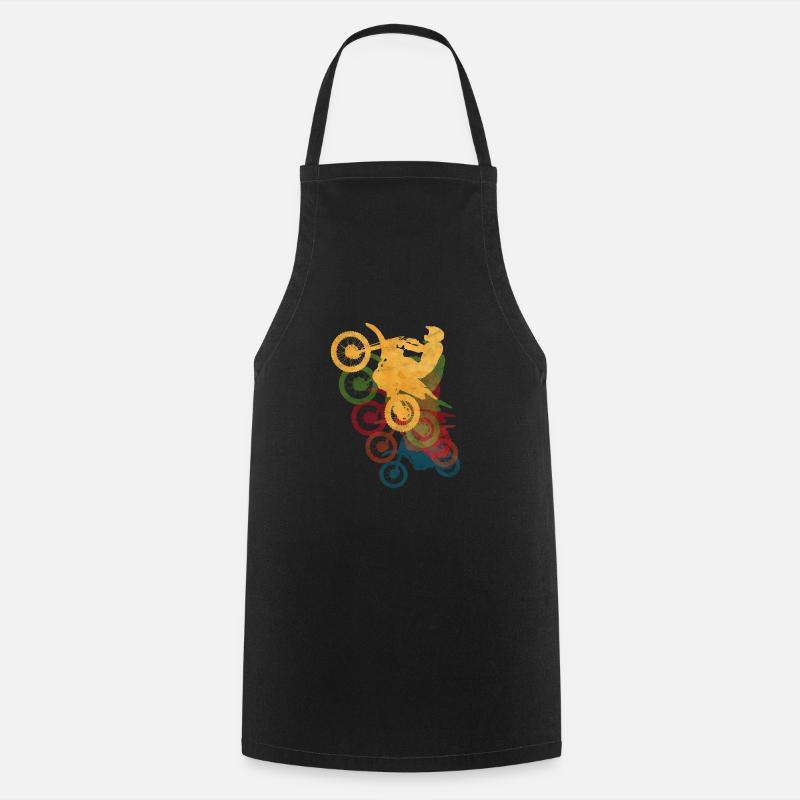 moto - Tablier de cuisine - noir