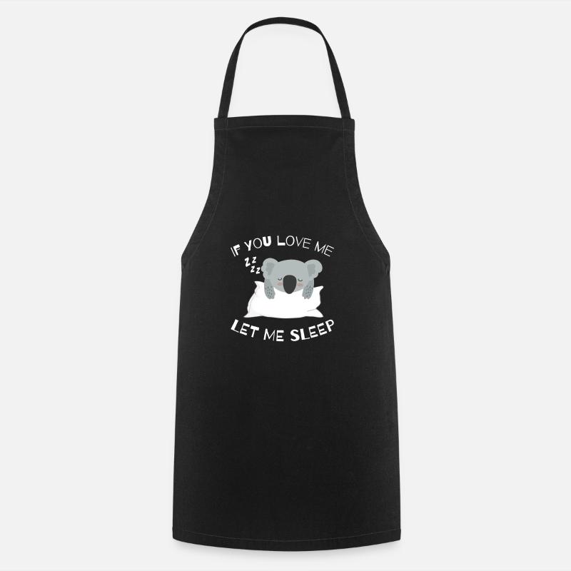 Animal Koala - Tablier de cuisine - noir