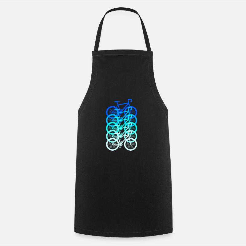 Cadeau vélo - Tablier de cuisine - noir