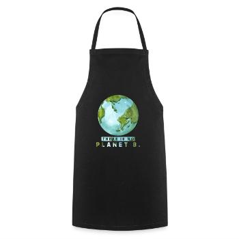 Earth Day Planet - Kochschürze - Schwarz - Vorne - AI Model Male 185 dark (185cm)