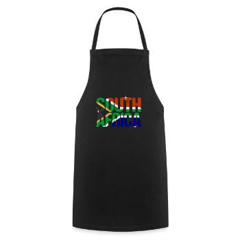 Afrique du sud - Tablier de cuisine - noir - Devant - AI Model Male 185 dark (185cm)