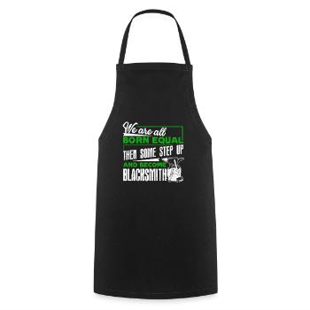 Blacksmith The Best Become Blacksmith - Cooking Apron - black - Front - AI Model Male 185 dark (185cm)