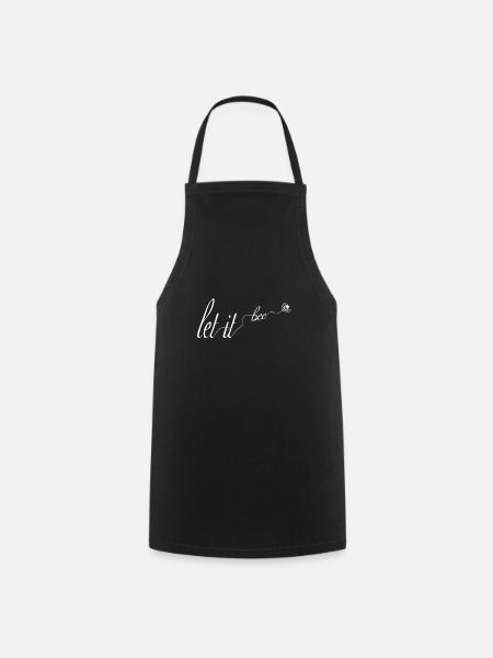 laissez-le abeille abeille chemise apiculteur abeille - Tablier de cuisine - noir