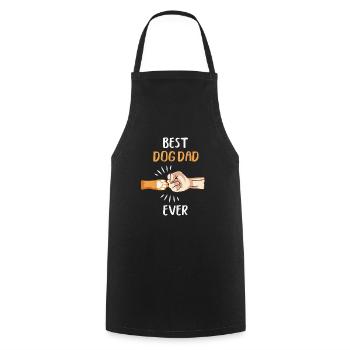 Best Dog Dad Ever Best Dogs Daddy Father Dog - Cooking Apron - black - Front - AI Model Male 185 dark (185cm)