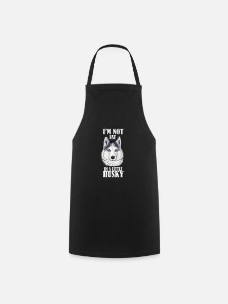 Husky Hunde Rasse Welpengeschenk - Kochschürze - Schwarz