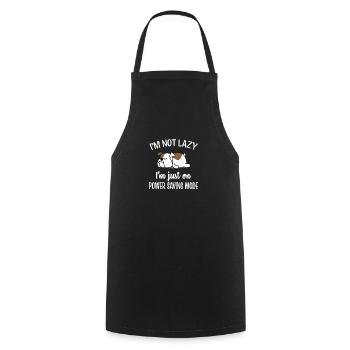 Bouledogue anglais - Tablier de cuisine - noir - Devant - AI Model Male 185 dark (185cm)