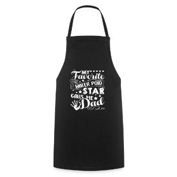 Water Polo Water Polo Dad - Cooking Apron - black - Front - AI Model Male 185 dark (185cm)