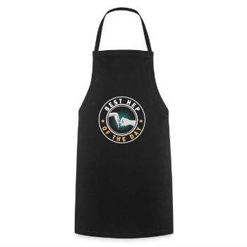 Le meilleur soignant au monde Infirmier HEP - Tablier de cuisine - noir - Devant - AI Model Male 185 dark (185cm)
