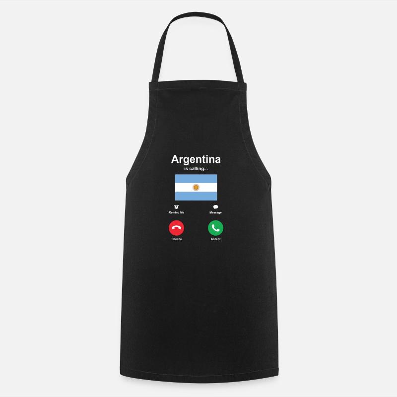 Argentinien - Kochschürze - Schwarz