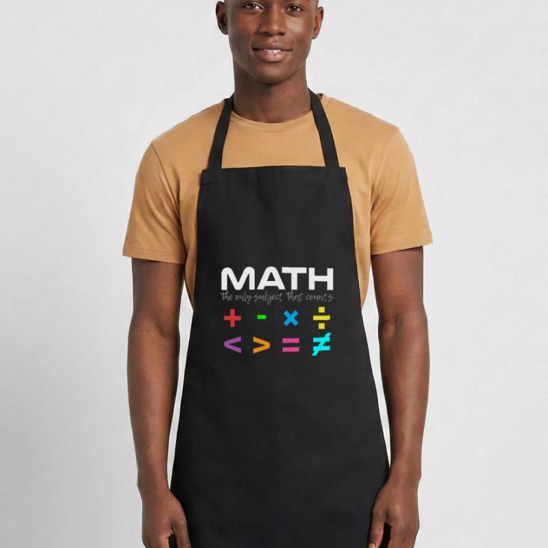 Math math mathematician numbers formulas Cooking Apron