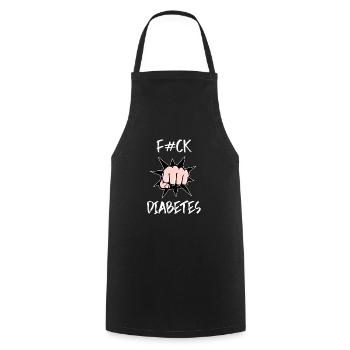 Diabetes Inspiration Tshirt insulin gift - Cooking Apron - black - Front - AI Model Male 185 dark (185cm)
