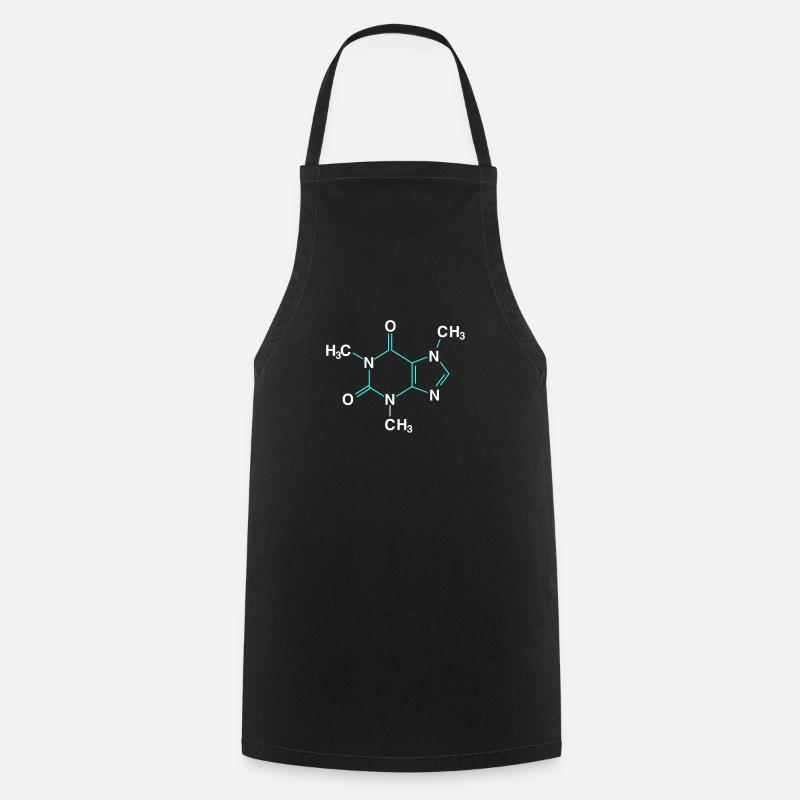 Caféine - Tablier de cuisine - noir