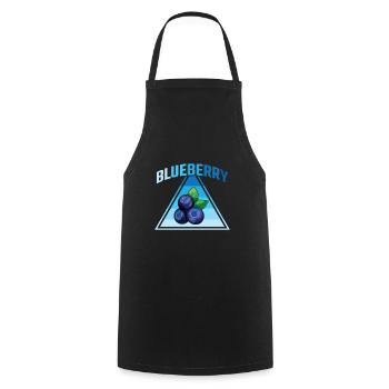 Vintage blueberry retro fruit gardening love - Cooking Apron - black - Front - AI Model Male 185 dark (185cm)