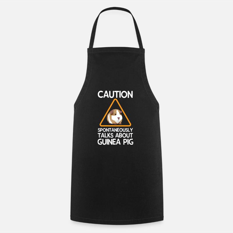 Cochon d'Inde Cavy - Tablier de cuisine - noir