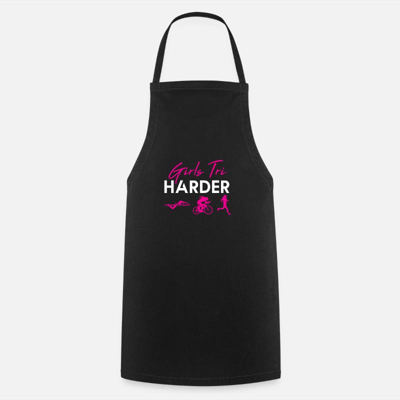 Grils Tri Triathlon - Tablier de cuisine - noir