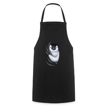 Cadeau d'amant de pingouin de pingouins de pingouin - Tablier de cuisine - noir - Devant - AI Model Male 185 dark (185cm)