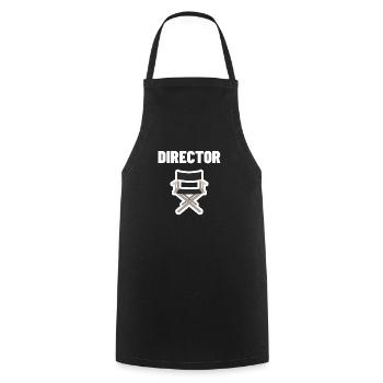 Réalisateur Directeur Film Vidéo Réalisateur Cadeau - Tablier de cuisine - noir - Devant - AI Model Male 185 dark (185cm)
