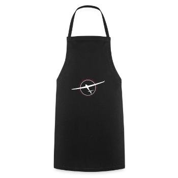 Glide Into The Cricle Soaring - Cooking Apron - black - Front - AI Model Male 185 dark (185cm)