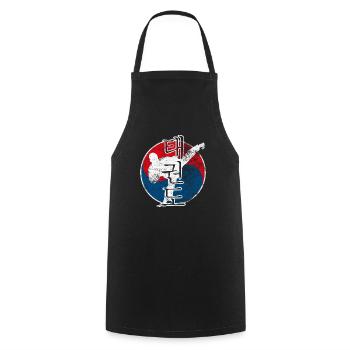 Teakwondo Martial Arts Martial Arts Kickboxing - Cooking Apron - black - Front - AI Model Male 185 dark (185cm)
