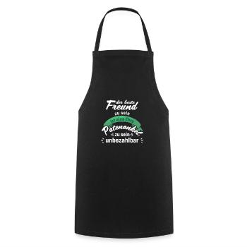 bester Freund Patenonkel unbezahlbar geschenk - Kochschürze - Schwarz - Vorne - AI Model Male 185 dark (185cm)