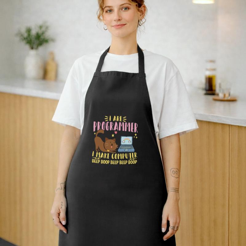 I Are Programmer I Makes Computer Beep Boop Coder Cooking Apron