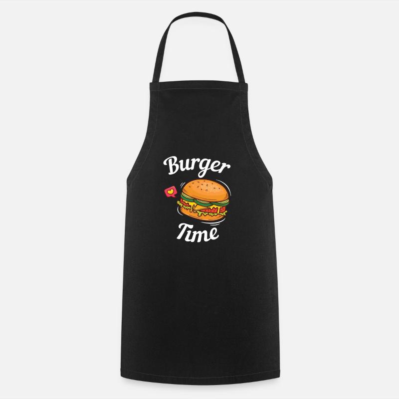 Burger - Kochschürze - Schwarz