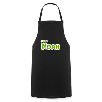 Nom de Noé - Tablier de cuisine - noir - Devant - AI Model Male 185 dark (185cm)