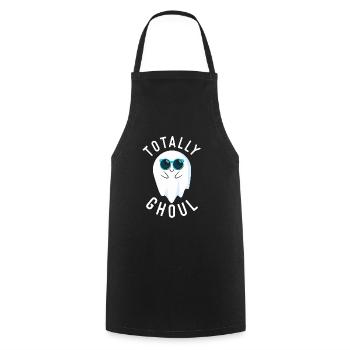Halloween - Cooking Apron - black - Front - AI Model Male 185 dark (185cm)