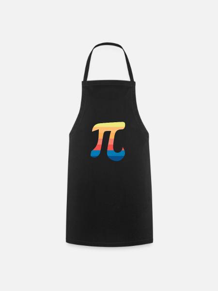pi Kreiszahl - Kochschürze - Schwarz