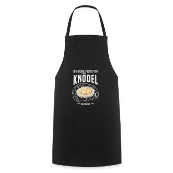Knödel Klöße Semmelknödel Deutschland - Positiv - Kochschürze - Schwarz - Vorne - AI Model Male 185 dark (185cm)