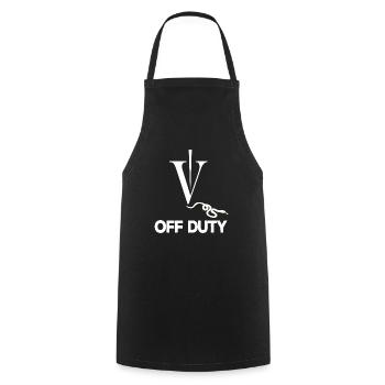 Off duty outfit I Off Duty I Funny veterinarian - Cooking Apron - black - Front - AI Model Male 185 dark (185cm)