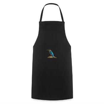 Enfants cadeau oiseau - Tablier de cuisine - noir - Devant - AI Model Male 185 dark (185cm)