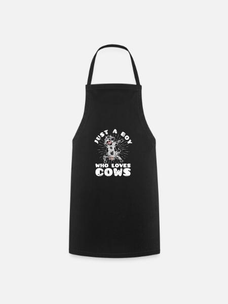 Vache - Tablier de cuisine - noir