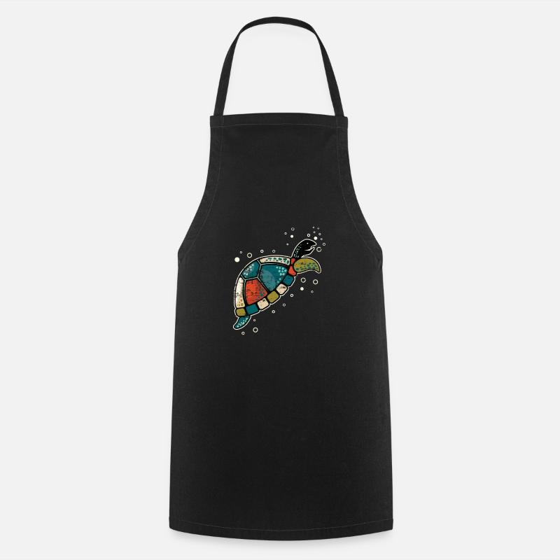 tortue - Tablier de cuisine - noir