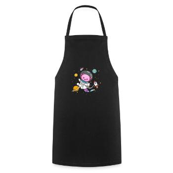 Axolotl - Tablier de cuisine - noir - Devant - AI Model Male 185 dark (185cm)