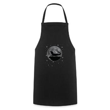 Dragons barbus propriétaire drôle de dragon barbu - Tablier de cuisine - noir - Devant - AI Model Male 185 dark (185cm)