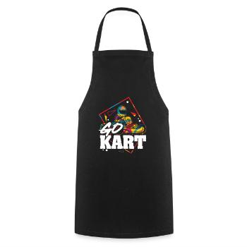 Go Kart Racer Construit pour Speed King Of Racetrack - Tablier de cuisine - noir - Devant - AI Model Male 185 dark (185cm)